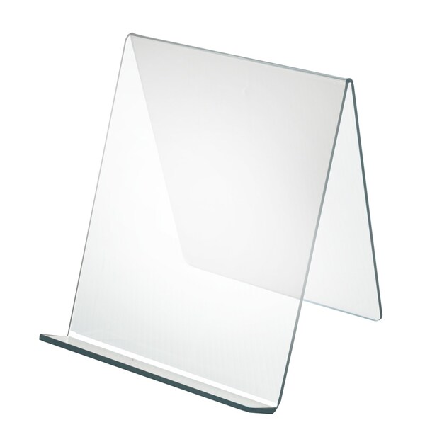 9"W x 9.5"D x 10.5'H Easel Display. Front Lip: 1.75"H, PK10